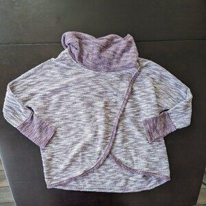 Calvin Klein Asymmetrical Cowl Neck Sweater Size Medium